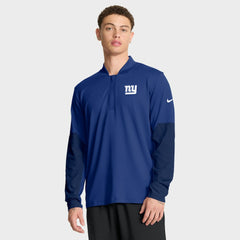 New York Giants Sideline Dri-FIT Half-Zip Pullover Royal