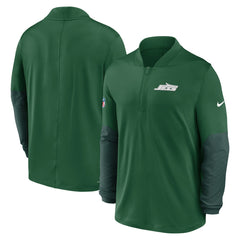 New York Jets Sideline Dri-FIT Half-Zip Pullover Green