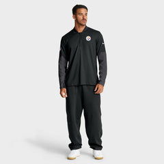 Pittsburgh Steelers Sideline Dri-FIT Half-Zip Pullover Black