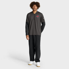 Tampa Bay Buccaneers Sideline Dri-FIT Half-Zip Pullover Pewter