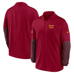 Washington Commanders Sideline Dri-FIT Half-Zip Pullover Burgundy