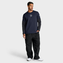 Dallas Cowboys Sideline Coach Therma-FIT Long Sleeve T-Shirt Navy