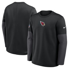 Arizona Cardinals Sideline Coach Therma-FIT Long Sleeve T-Shirt Black