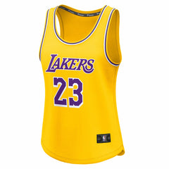 NBA LeBron James Los Angeles Lakers Women's Fast Break Player Jersey - Icon Edition - Gold