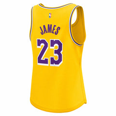 NBA LeBron James Los Angeles Lakers Women's Fast Break Player Jersey - Icon Edition - Gold