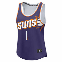 NBA Devin Booker Phoenix Suns Women's Fast Break Player Jersey - Icon Edition - Purple