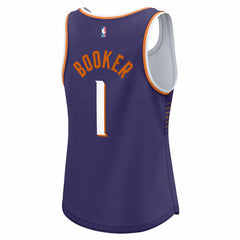NBA Devin Booker Phoenix Suns Women's Fast Break Player Jersey - Icon Edition - Purple