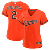 MLB Gunnar Henderson Baltimore Orioles Nike Women's Alternate 2 Replica Jersey - Orange