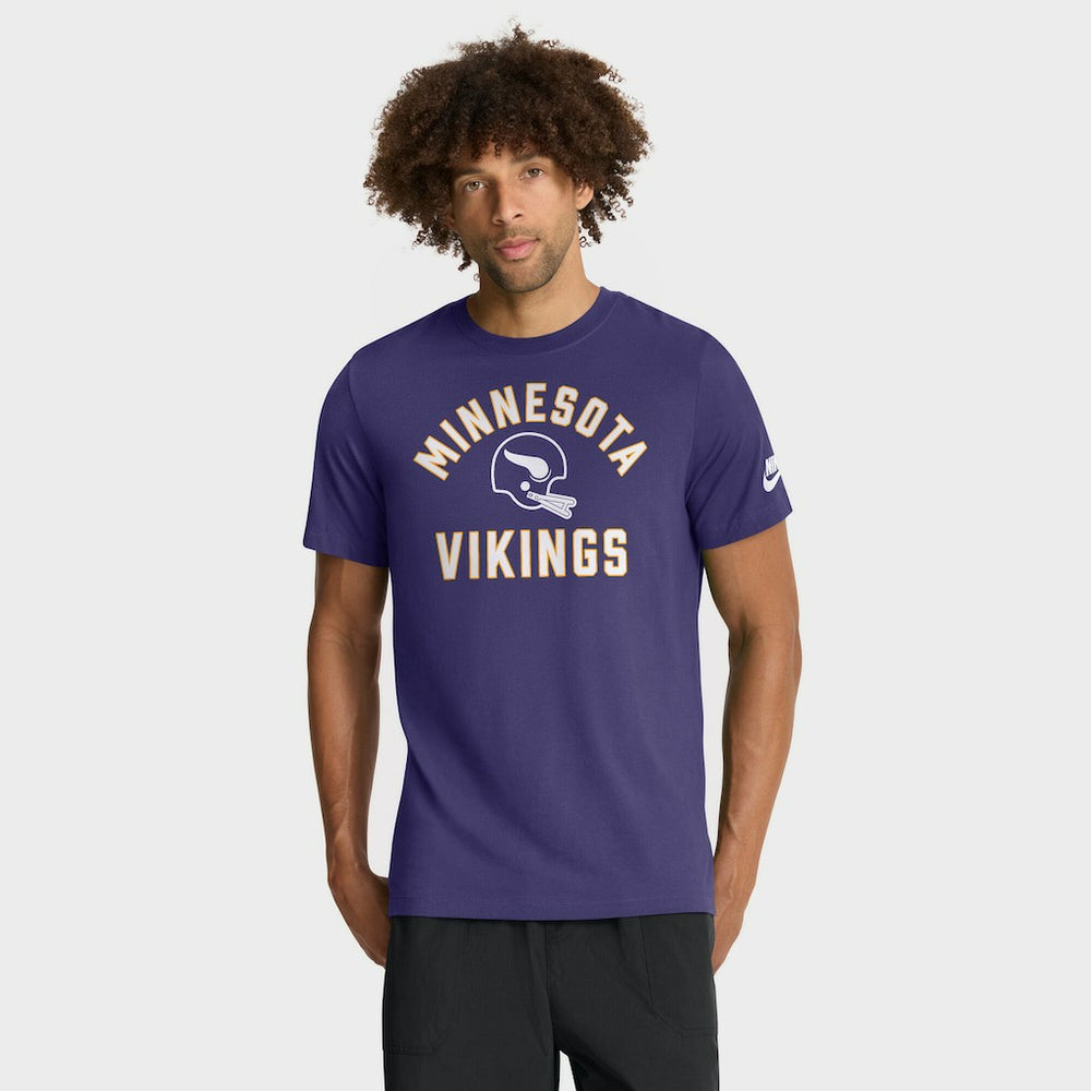 Minnesota Vikings Favorable Timeline Tri-Blend T-Shirt Purple