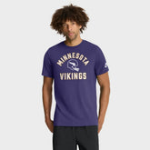 Minnesota Vikings Favorable Timeline Tri-Blend T-Shirt Purple