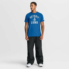 Detroit Lions Favorable Timeline Tri-Blend T-Shirt Royal