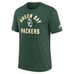 Green Bay Packers Favorable Timeline Tri-Blend T-Shirt Green