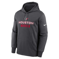 Houston Texans Toss Sweep Performance Pullover Hoodie Anthracite