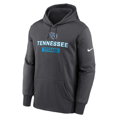 Tennessee Titans Toss Sweep Performance Pullover Hoodie Anthracite