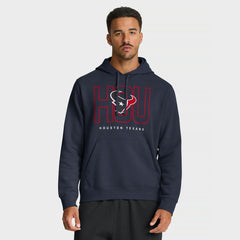Houston Texans Busted Play Club Fleece Pullover Hoodie Navy