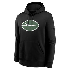 New York Jets Club Fleece Pullover Hoodie Black