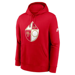 San Francisco 49ers Club Fleece Pullover Hoodie Scarlet