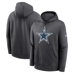 Dallas Cowboys Club Fleece Pullover Hoodie Anthracite