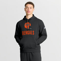 Cincinnati Bengals Best Season Rewind Club Pullover Hoodie Black