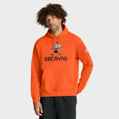 Cleveland Browns Best Season Rewind Club Pullover Hoodie Orange