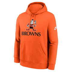 Cleveland Browns Best Season Rewind Club Pullover Hoodie Orange