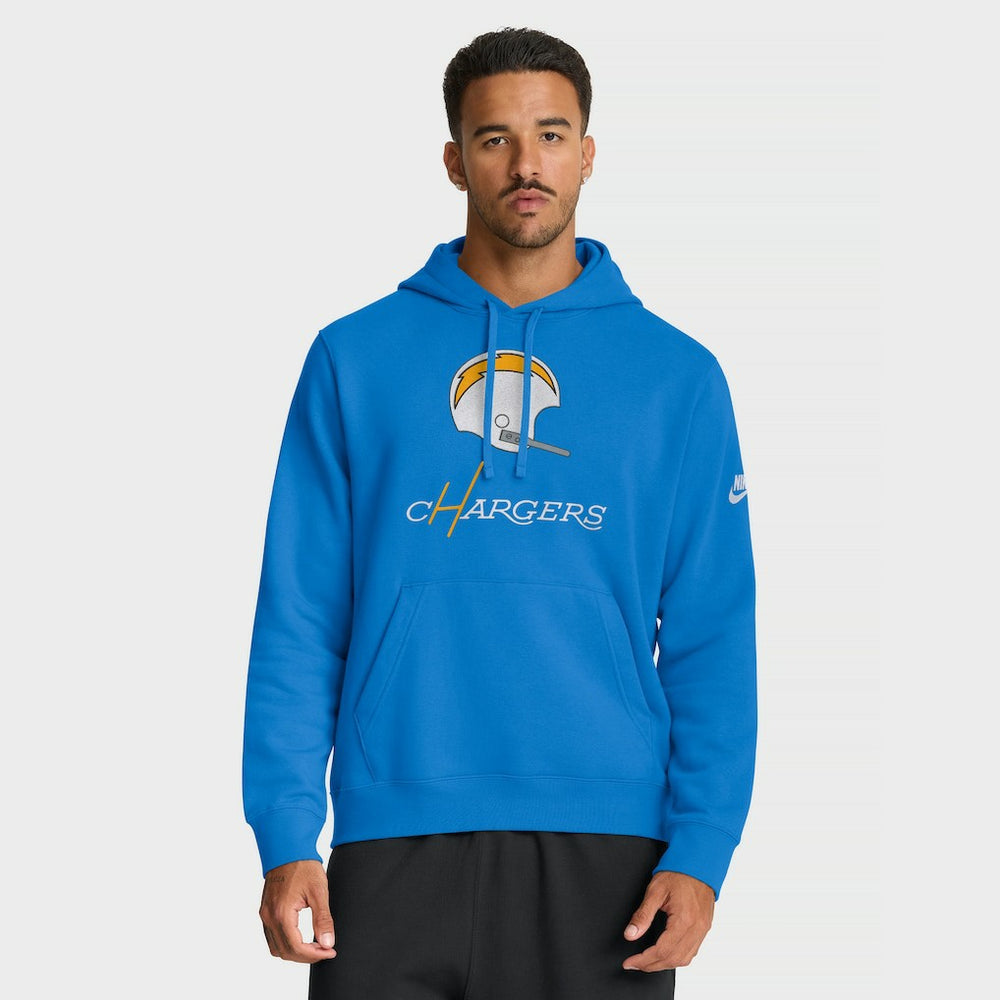 Los Angeles Chargers Best Season Rewind Club Pullover Hoodie Powder Blue