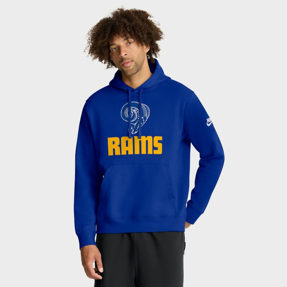 Los Angeles Rams Best Season Rewind Club Pullover Hoodie Royal