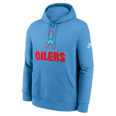 Tennessee Titans Best Season Rewind Club Pullover Hoodie Light Blue