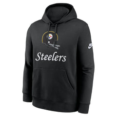 Pittsburgh Steelers Best Season Rewind Club Pullover Hoodie Black