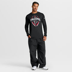 Atlanta Falcons Primetime Legend Icon Performance Long Sleeve T-Shirt Black