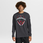 Arizona Cardinals Primetime Legend Icon Performance Long Sleeve T-Shirt Anthracite