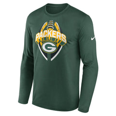 Green Bay Packers Primetime Legend Icon Performance Long Sleeve T-Shirt Green