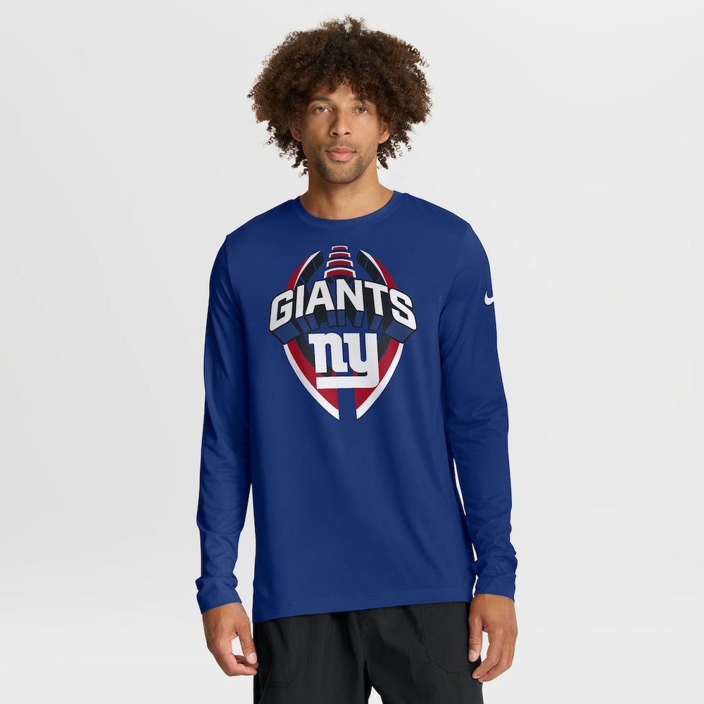 New York Giants Primetime Legend Icon Performance Long Sleeve T-Shirt Royal