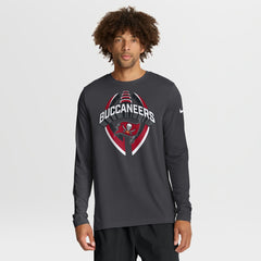 Tampa Bay Buccaneers Primetime Legend Icon Performance Long Sleeve T-Shirt Anthracite
