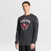 San Francisco 49ers Primetime Legend Icon Performance Long Sleeve T-Shirt Anthracite