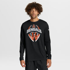 Cincinnati Bengals Primetime Legend Icon Performance Long Sleeve T-Shirt Black