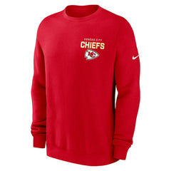 Kansas City Chiefs Primetime Club Fleece Pullover Sweatshirt Red