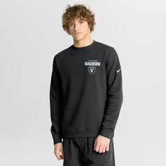 Las Vegas Raiders Primetime Club Fleece Pullover Sweatshirt Black