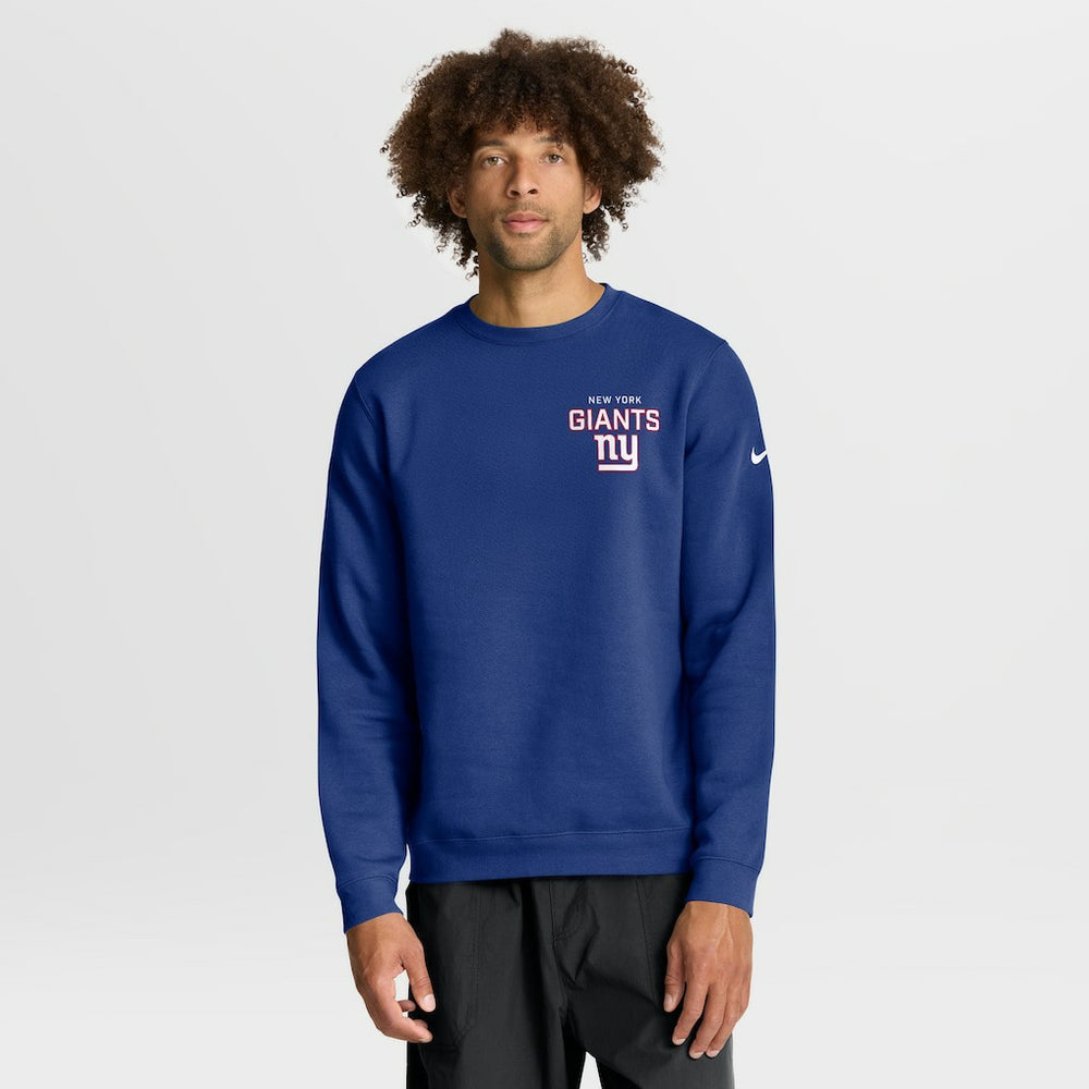 New York Giants Primetime Club Fleece Pullover Sweatshirt Royal