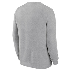 Houston Texans Primetime Club Fleece Pullover Sweatshirt Heather Gray