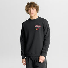 Arizona Cardinals Primetime Club Fleece Pullover Sweatshirt Black