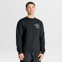 Baltimore Ravens Primetime Club Fleece Pullover Sweatshirt Black