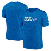 Detroit Lions Big & Tall Primetime Reverse Play Velocity Performance T-Shirt Blue