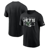 New York Jets Primetime Helmet Essential T-Shirt Black