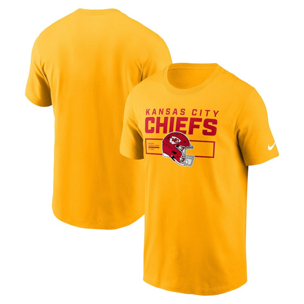 Kansas City Chiefs Primetime Helmet Essential T-Shirt Gold