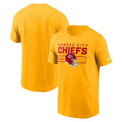 Kansas City Chiefs Primetime Helmet Essential T-Shirt Gold