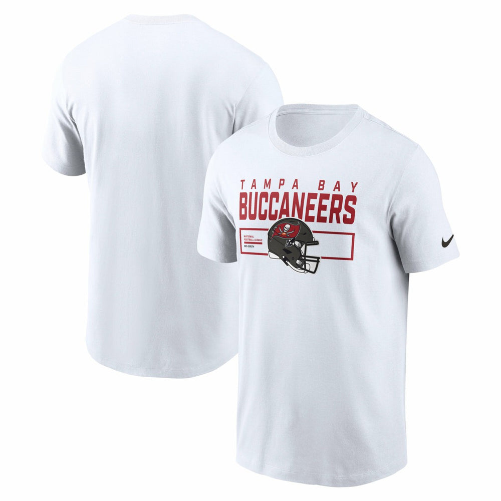 Tampa Bay Buccaneers Primetime Helmet Essential T-Shirt White