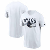 Tennessee Titans Primetime Helmet Essential T-Shirt White
