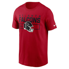 Atlanta Falcons Primetime Helmet Essential T-Shirt Red