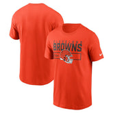 Cleveland Browns Primetime Helmet Essential T-Shirt Orange